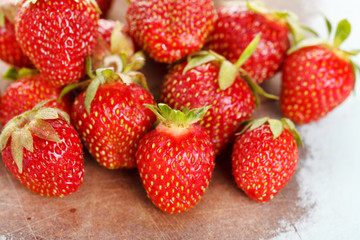 fresh strawberries