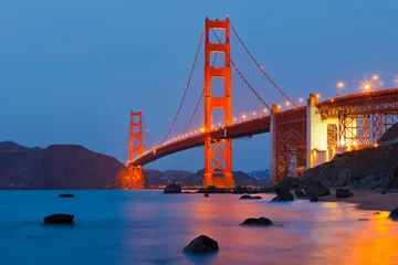 Cercles muraux Pont du Golden Gate Golden Gate bridge