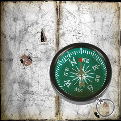 Fototapeta na wymiar Starożytny Kompas