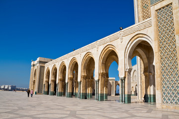 Hassan II Mosque Casablanca detail © Dario Bajurin