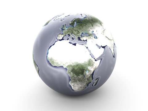Globus - Europa und Afrika