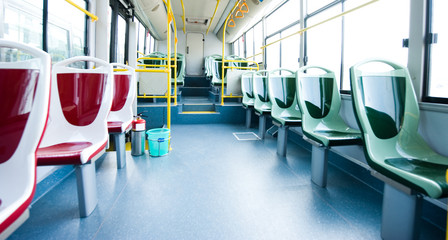 seats in a bus © xy