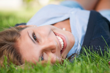 Portrait of teenager girl