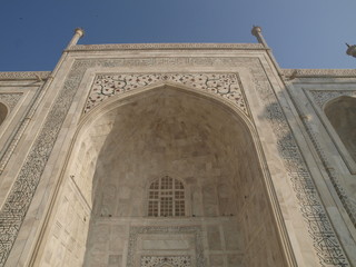 Fototapeta na wymiar Taj Mahal en la India