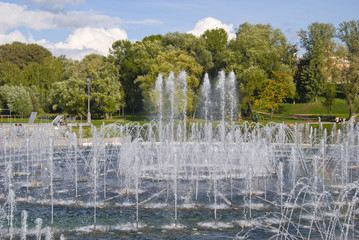 Фонтан в парке Царицыно