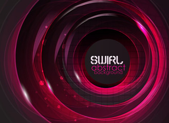 Swirl vector abstract background