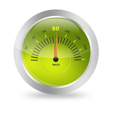 Tacho Button 80