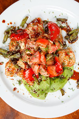 meat with vegetables