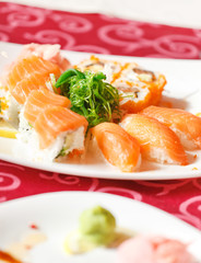 sushi on the table