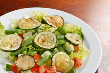 salad with zucchini