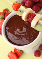 fondue au chocolat