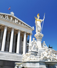 Fototapeta na wymiar Wiedeń - austriacki parlament