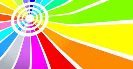 Circle colour graphic