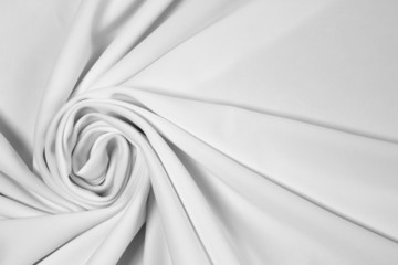 Soft silk in white