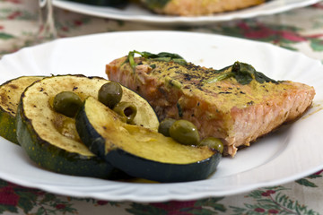 cooked salmon