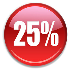 Button 25 % Rabatt