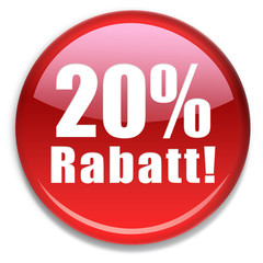 Button 20 % Rabatt