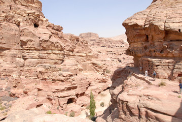 AERIAL VIEW OF PETRA (II), JORDAN