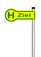 Haltstelle Ziel