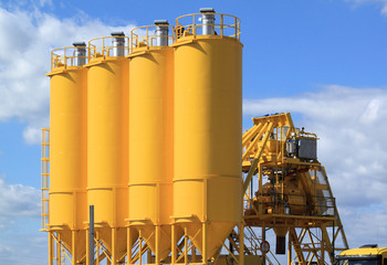 Concrete factory.