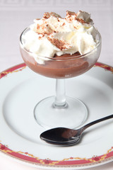 mus de chocolate