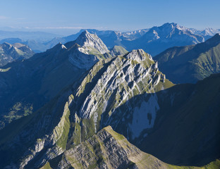 vol en avion Parc Naturel Regional des Bauges