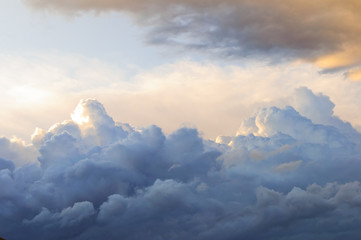 overcast skies before the storm