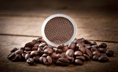 Fototapeta premium Caffè in capsule