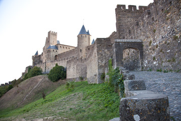 Fototapeta na wymiar Średniowieczne miasto Carcassonne. Aude Brama