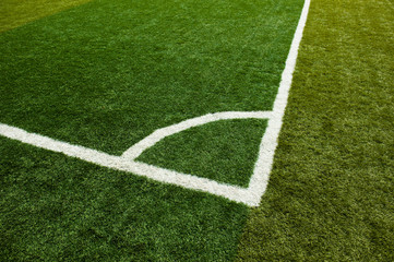 Fototapeta premium green grass, soccer field