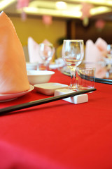Chinese dinner table