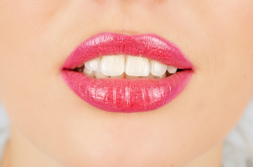 Fototapeta premium lips closeup