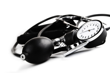 Sphygmomanometer And Stethoscope