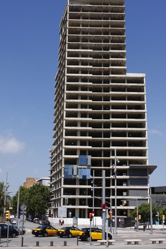 Barcellona - veduta Centre Forum - Palazzi
