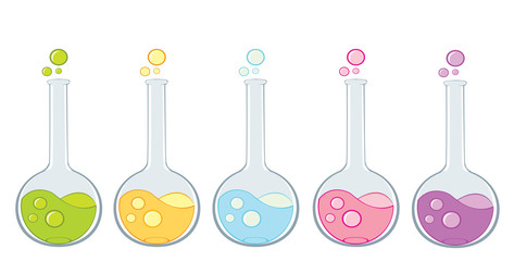 Color beakers