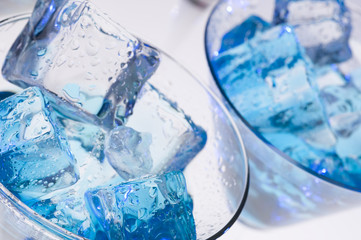Blue cocktail
