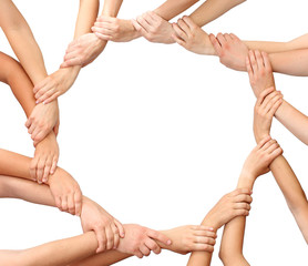 Ring of hands team