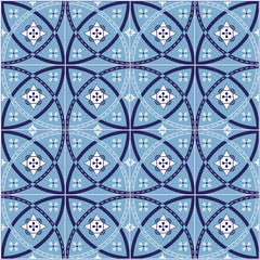 Seamless tile pattern vector