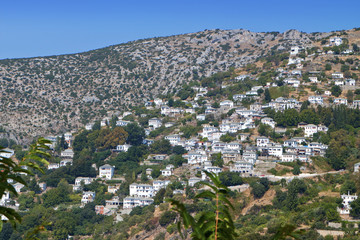 Obraz premium Makrinitsa village at Pelion of Greece near Volos city