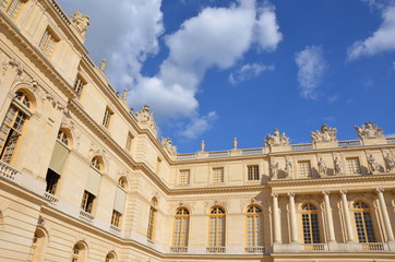 Royal residence at Versailles near Paris in France