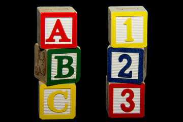 Kindergarten Learning ABC and 123