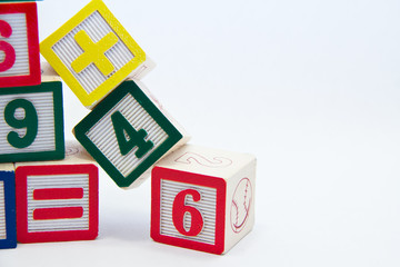 Crumbling Alphabet Block Pile