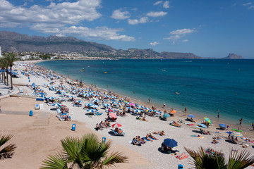 Playa del Albir, entre Altea y Alfaz de Pi