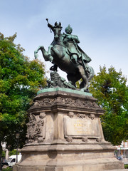 Fototapeta na wymiar Pomnik Jana III Sobieskiego w Gdańsku