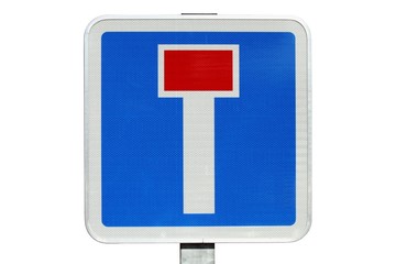 Panneau de signalisation ' Voie sans issue - Impasse '