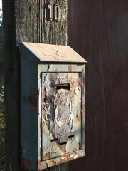 Rusty mailbox