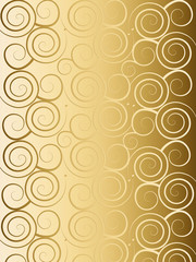 Golden background with elegant pattern