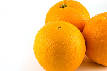 orange isolated on a white background