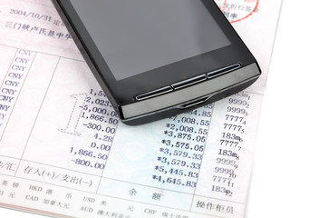 Smart phone and passbook