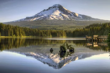 Rollo Mount Hood Reflection on Trillium Lake © jpldesigns